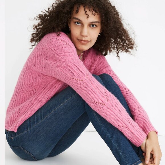 Madewell | Pink Charley Pullover Sweater | 3X - Picture 6 of 6